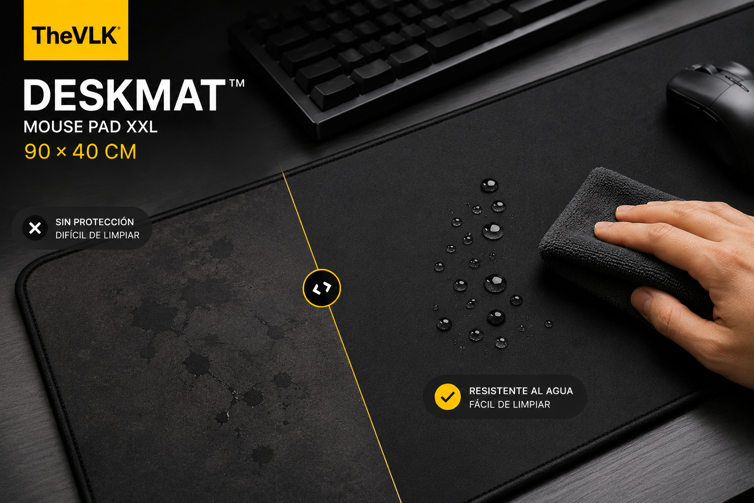 TheVLK DeskMat™ | Mouse Pad XXL 90×40 cm