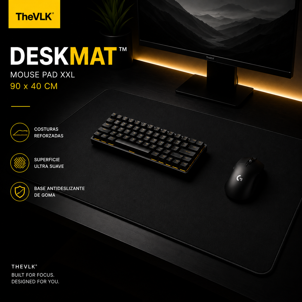 TheVLK DeskMat™ | Mouse Pad XXL 90×40 cm