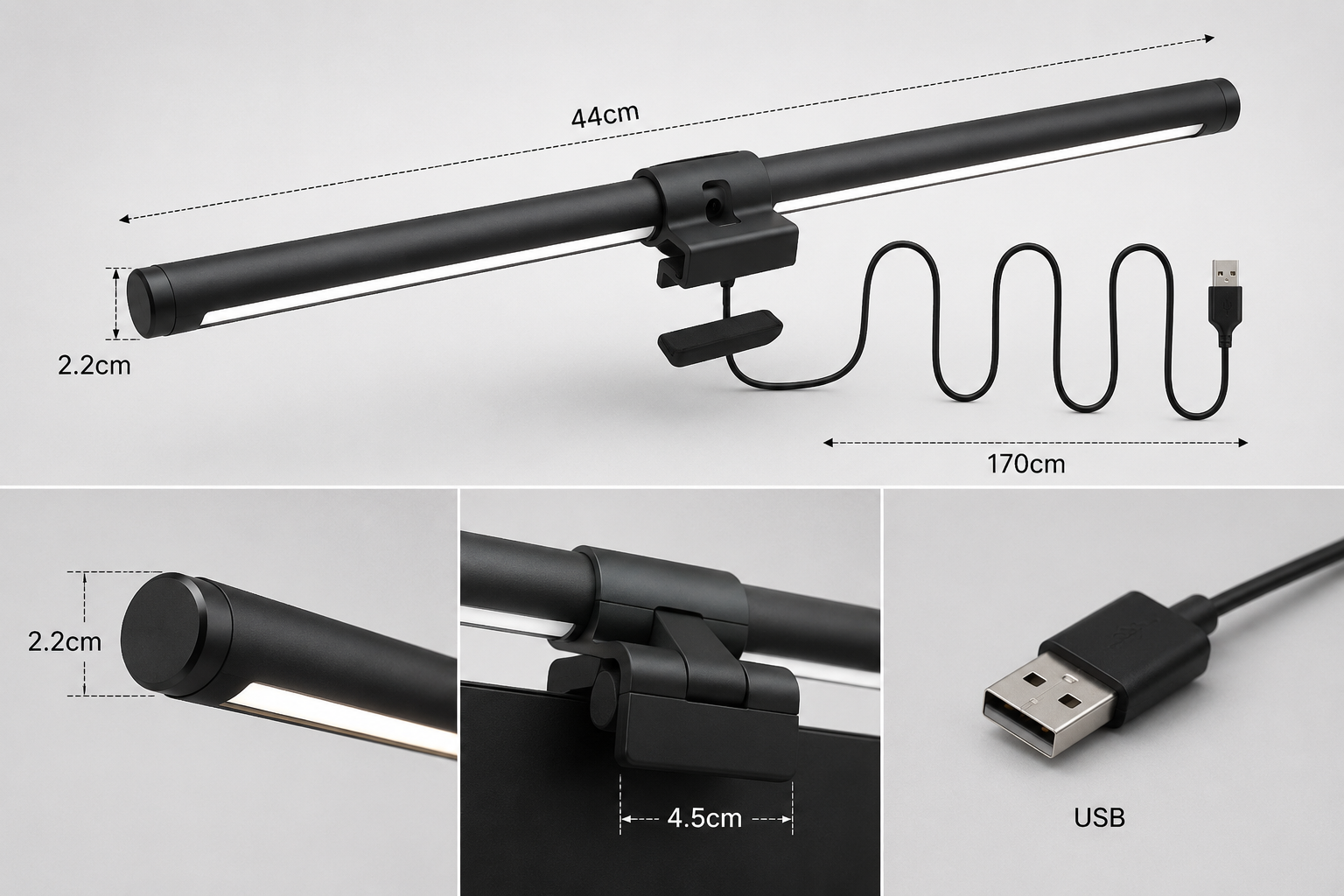 TheVLK HaloBar™ | RGB Monitor Light 44 cm